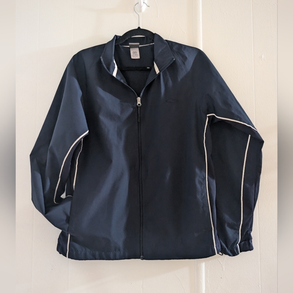 Champion Men's Blue Winterbreak Jacket with White Accents
